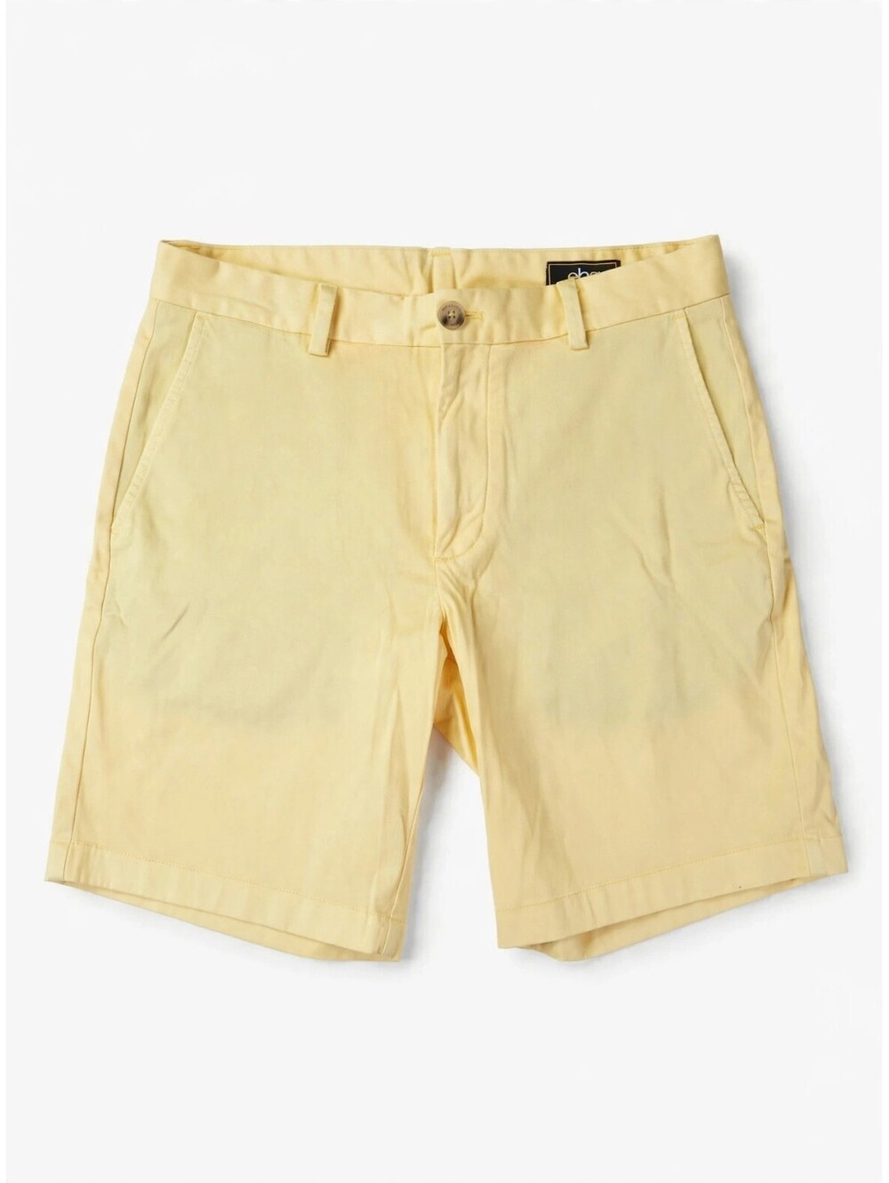 Vineyard Vines Men's 31 Yellow Chino Shorts Flat Front 9 Inseam
